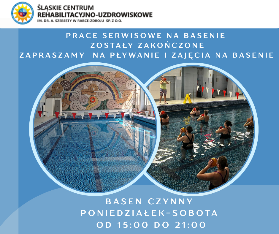 BASEN W SCRU , ZAKOŃCZONE PRACE SERWISOWE